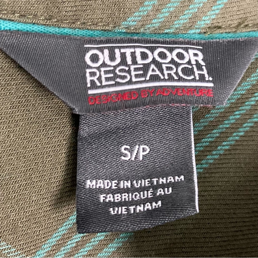 Outdoor Research Cedar Cove Tunic Top Women’s Size S Plaid Button Up Lightweight - Picture 8 of 9